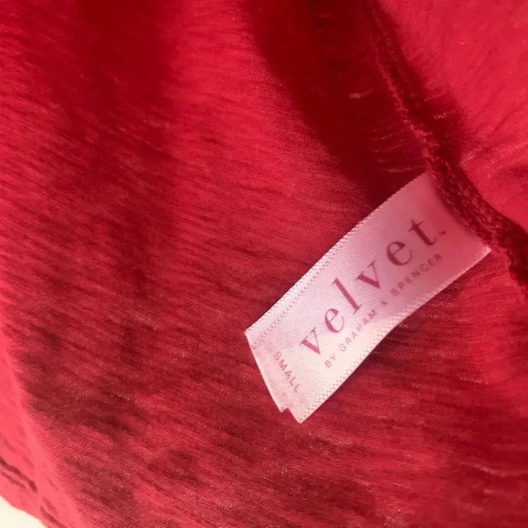 VELVET GRAHAM & SPENCER NEW Rielle Ruffle Tee Top Anthropologie - Picture 7 of 9